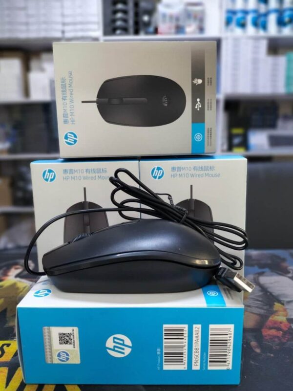 hp m10 (1) wired mouse hp m10